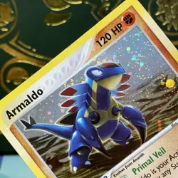 Armaldo 2003 Pokemon Sandstorm Holo Swirl #1/100 MP + - Image 2