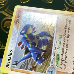 Armaldo 2003 Pokemon Sandstorm Holo Swirl #1/100 MP + - Image 5