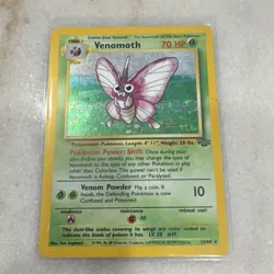 Pokemon Venomoth 13/64 Jungle Holo Rare Wizards 1999 Unlimited Stage 1 - Image 2