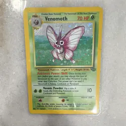 Pokemon Venomoth 13/64 Jungle Holo Rare Wizards 1999 Unlimited Stage 1 - Image 3
