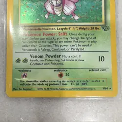 Pokemon Venomoth 13/64 Jungle Holo Rare Wizards 1999 Unlimited Stage 1 - Image 4