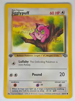 Jigglypuff 54/64 1st Edition C Pokemon Jungle NM - Image 1