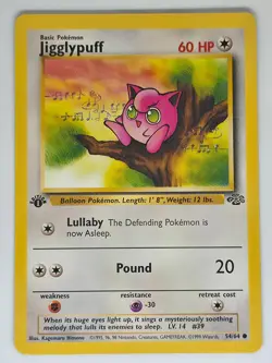 Jigglypuff 54/64 1st Edition C Pokemon Jungle NM - Image 1