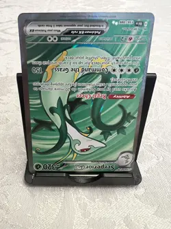 Pokemon TCG Serperior EX 156/086 Black Bolt Secret Rare Holo - Image 3