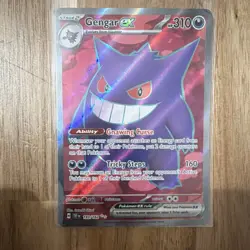 Pokemon TCG Gengar EX 193/162 Temporal Forces Ultra Rare Holo 310HP English - Image 1