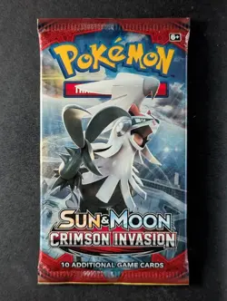 2017 Pokemon Crimson Invasion (Silvally) Factory Sealed Booster Pack English - Image 1