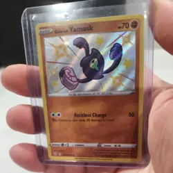Pokemon Shining Fates: Shiny Vault #SV065/SV122 Galarian Yamask Shiny Holo Rare - Image 1