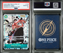 PSA 10 Roronoa Zoro Manga Art Parallel OP06-118 SEC Japanese ONE PIECE Card Game - Image 1