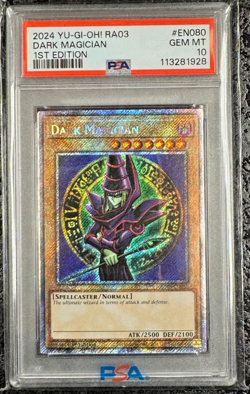 2024 YUGIOH! RA03 DARK MAGICIAN 1ST EDITION #EN080💎PSA 10 - Image 1