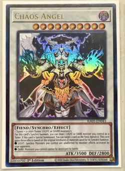 Chaos Angel YUGIOH TCG RA05-EN043 Ultra Rare 1st Edition NM/M - Image 1