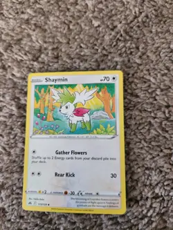 SHAYMIN CROWN ZENITH SET POKEMON CARD 115/159 VG - Image 2