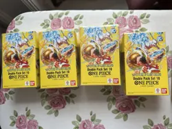 One Piece Adventure on Kami's Island Double Pack Set Vol 10 OP15-EB04 Lot Of 4 - Image 1