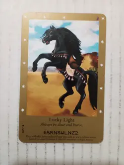 Bella Sara TCG Gold Second Series Lucky Light 30/97 Regular Horse Card 2007 - Image 1