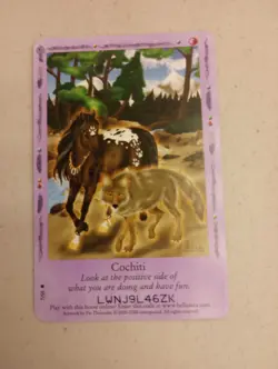 Bella Sara TCG Native Lights Cochiti 7/55 Regular Common Horse Card 2008 - Image 1