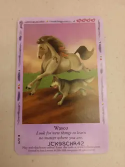 Bella Sara TCG Native Lights Wasco 26/55 Regular Common Horse Card 2008 - Image 1