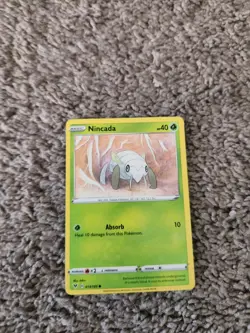 Pokemon TCG Nincada Card 13/185 Sword & Shield Vivid Voltage Common NM - Image 2