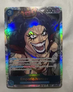 Emporio.Ivankov ST12-010 SR ONE PIECE Tcg Card Game NM BLUE Starter Deck 12 - Image 1
