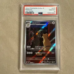 PSA 10 Persian AR 075/064 SV6a Night Wanderer Pokemon Card Japanese 2024 - Image 3
