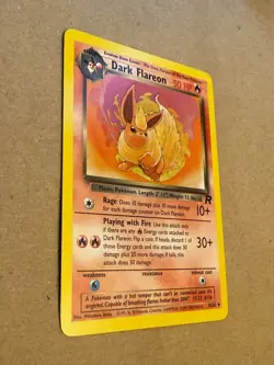 Dark Flareon 35/82 Team Rocket Regular Pokemon card in Near Mint NM condition - Image 2