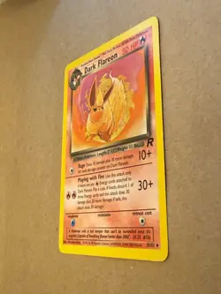 Dark Flareon 35/82 Team Rocket Regular Pokemon card in Near Mint NM condition - Image 3