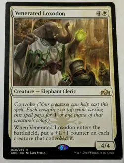 Venerated Loxodon Guilds of Ravnica - MTG RARE - Image 1