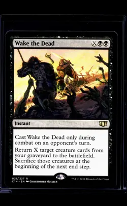 2014 MTG Magic the Gathering C14 Commander 2014 #31 Wake the Dead - Image 1