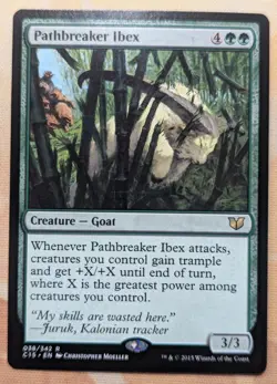 Pathbreaker Ibex - Commander 2015 - Near MINT - MTG Magic The Gathering TCG 1x🐐 - Image 1