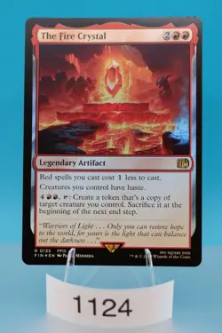 MTG The Fire Crystal Final Fantasy Foil #135 - Image 1