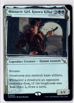 Massacre Girl NM* FOIL SHOWCASE Murders At Karlov Manor 0344 mtg -UnltdCards - Image 1