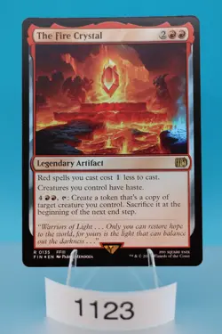 MTG The Fire Crystal Final Fantasy Foil #135 - Image 1