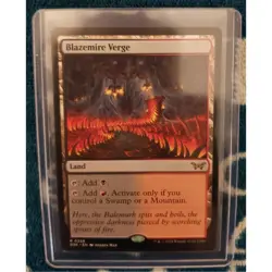 Duskmourn: House of Horror DSK MTG Blazemire Verge #256 NM - Image 1