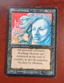 INFERNAL MEDUSA mtg HP Legends 1 Unc (#501) - Image 1