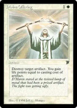 DIVINE OFFERING mtg NM Legends 1 Common - Image 1