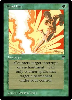 AVOID FATE mtg MP Legends 1 Common - Image 1
