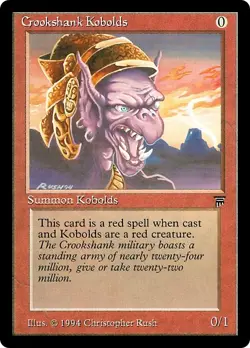 CROOKSHANK KOBOLDS mtg NM Legends 1 Common - Image 1