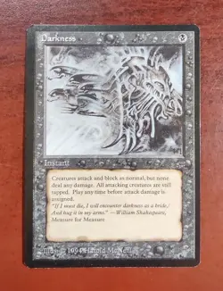 DARKNESS mtg NM/NM- Legends 1 Common (#Z102) - Image 1
