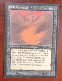 HELL'S CARETAKER mtg Dent LP Legends 1 Rare - Image 1