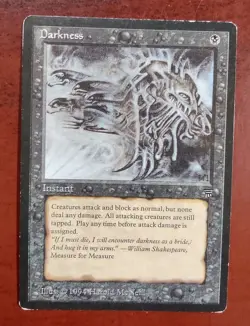 DARKNESS mtg LP-MP Legends 1 Common (#112) - Image 1