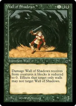 WALL OF SHADOWS mtg NM Legends 1 Common - Image 1