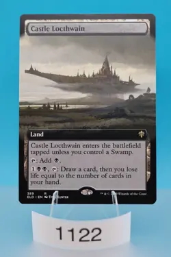 MTG Castle Locthwain (Extended Art) Throne of Eldraine Regular #389 - Image 1
