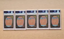 MtG Guru Land set Forest Island Mountain Swamp Plains PSA sequential certs - Image 2