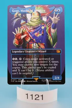 MTG Gogo, Master of Mimicry (Borderless) Final Fantasy Regular #377 - Image 1