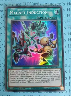 Magnet Induction KICO-EN009 Super Rare Yu-Gi-Oh Card 1st Edition New - Image 1