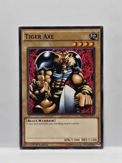 Tiger Axe MIL1-EN031 1st Edition Yugioh TCG MP - Image 1