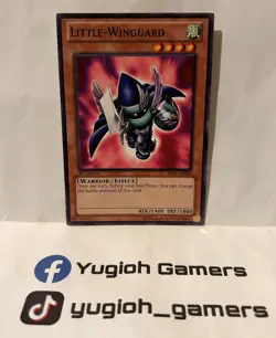 YUGIOH LITTLE-WINGUARD BP02 1st EDITION COMMON PLAYED - Image 1