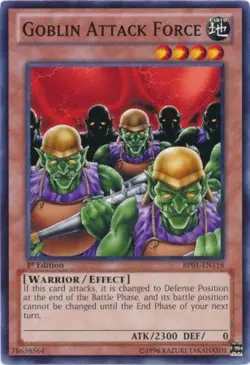 1x (P) Goblin Attack Force - BP01-EN118 - Common - Unlimited Edition YuGiOh - Image 1