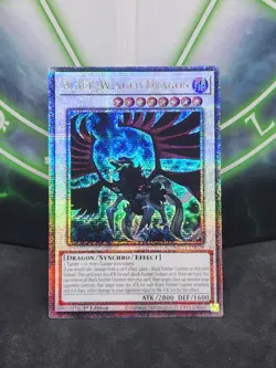 Yugioh Black-Winged Dragon MP24-EN028 Quarter Century Secret Rare 1st Ed NM - Image 1