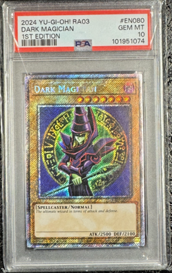 2024 YUGIOH! RA03 DARK MAGICIAN 1ST EDITION #EN080 💎 PSA 10 - Image 1