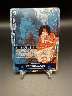 Portgas.D.Ace OP07-053 One Piece Stamped Portgas D Ace Winner Promo 2024 - Image 1