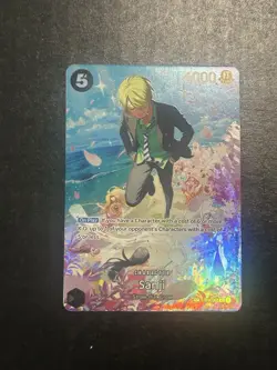 One Piece Sanji ST14-003 SP Alternative Art Royal Blood OP10 English MINTY !! - Image 1